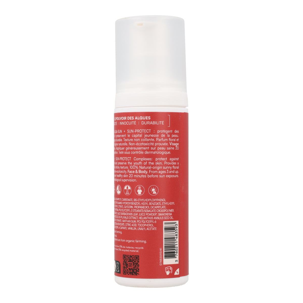 Invisible Sun Lotion Spf50 Biarritz 100 Ml