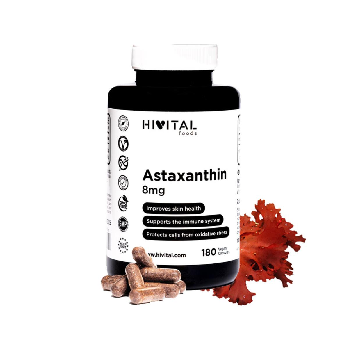 Astaxantina Hivital 180 cápsulas