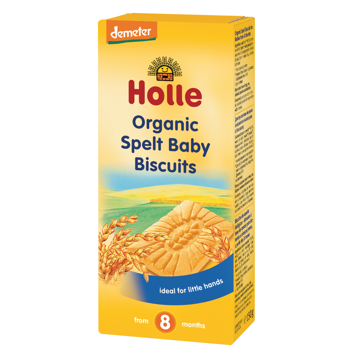 Biscuits bio à l'épeautre pour enfants (à partir de 8 mois), Holle, 150 g