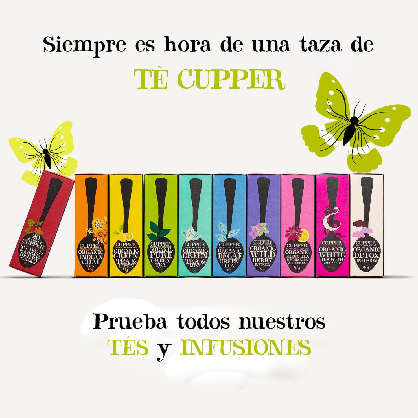 Té Blanco Clásico Bio Cupper 20 bolsitas