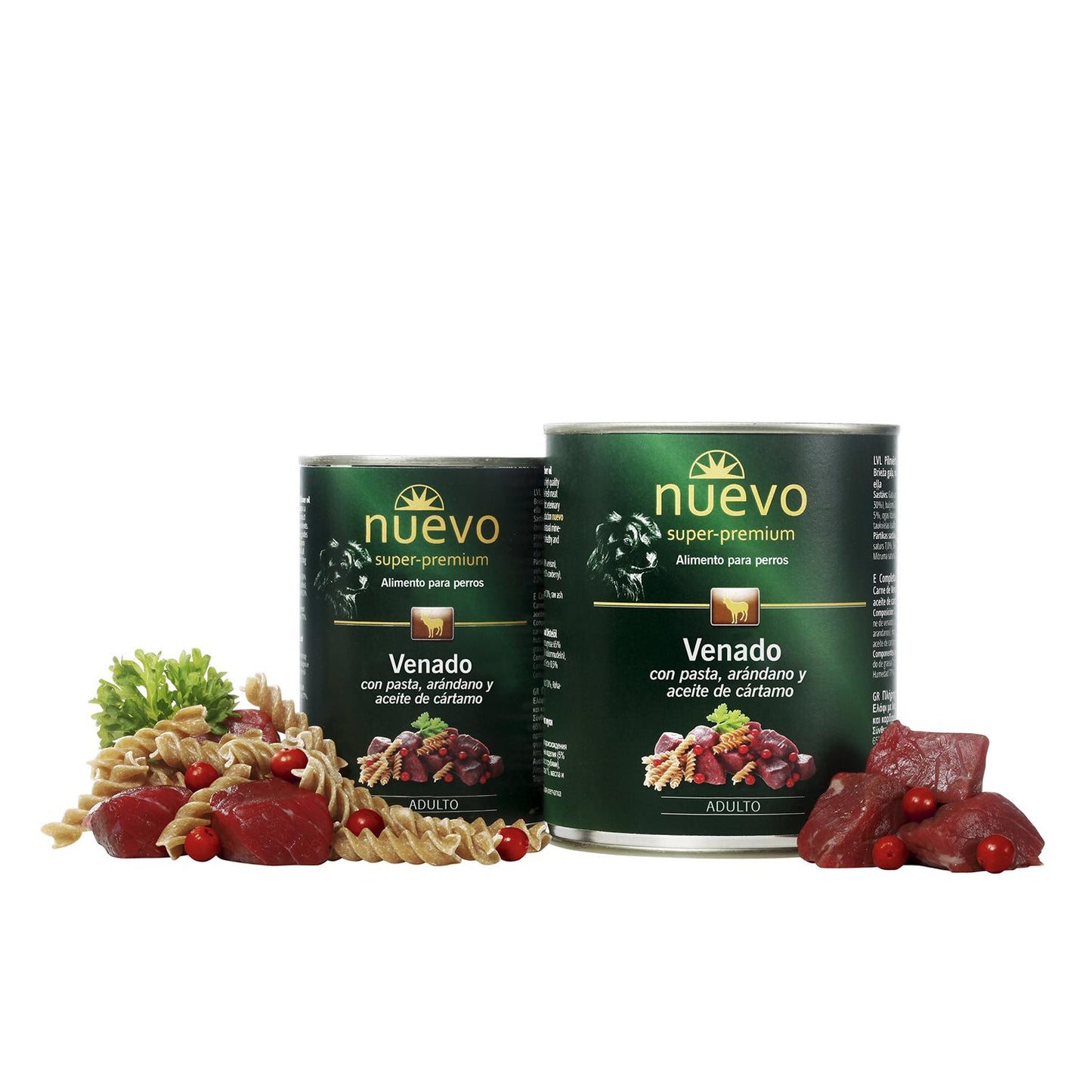 Nuevo Lata Perro adulto Venado 400 g