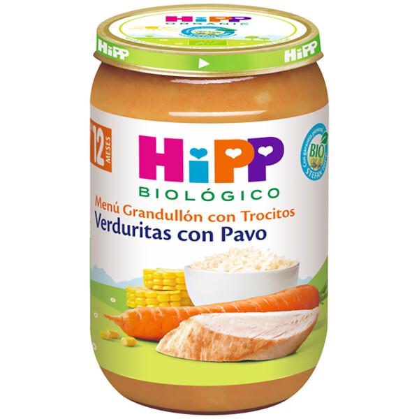 Pack x 3 Tarrito de verduritas con pavo bio +12 meses HiPP 220 g