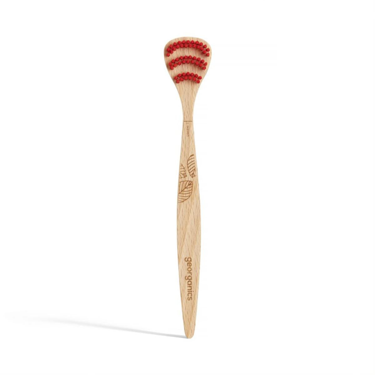 Cepillo lingual de madera de haya Georganics