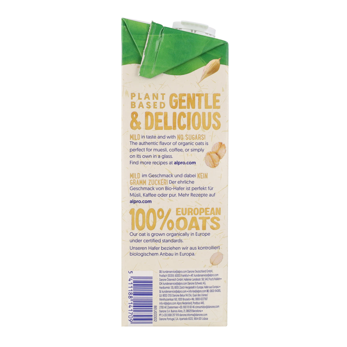 Boisson à l'Avoine 0% Sucres Alpro Bio 1L
