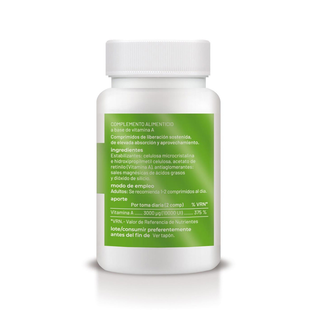 Vitamina A, Soria Natural, 60 comprimidos