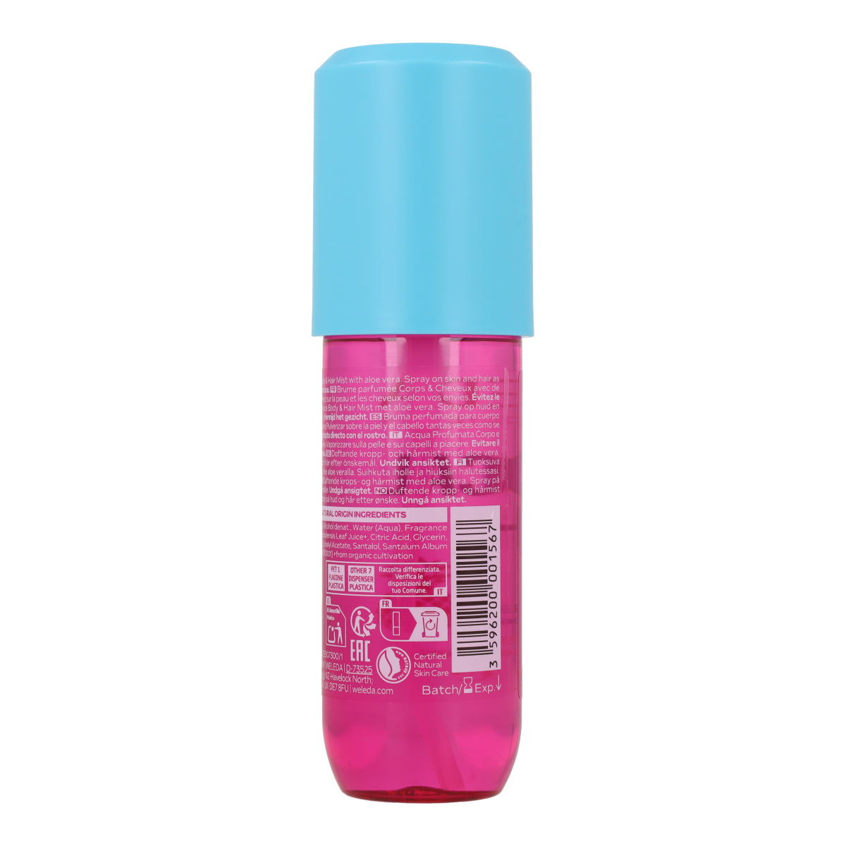 Bruma Parfumée Corps & Cheveux Tropical Crush Weleda 95 ml