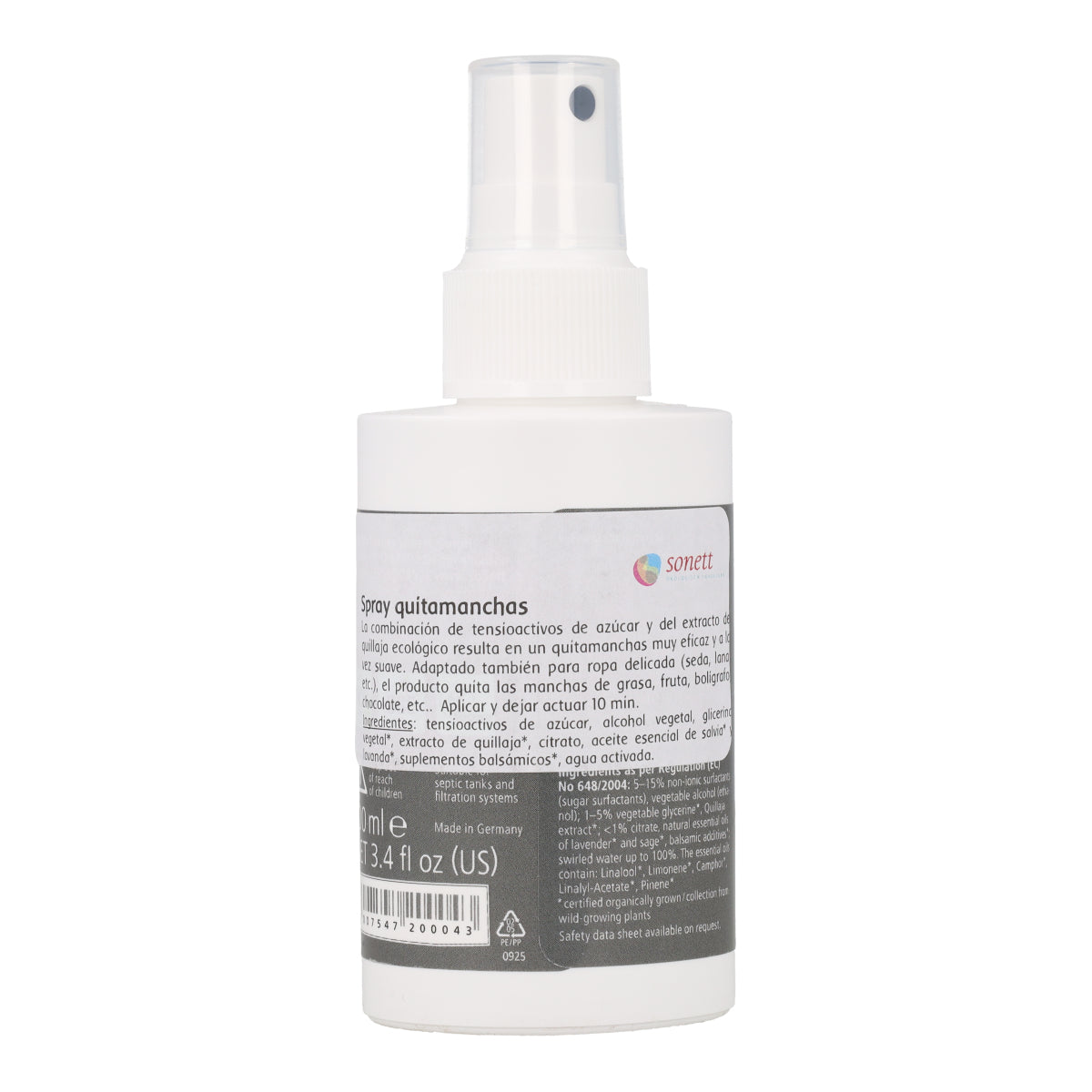 Détachant spray au bois de Panama Sonett 100ml