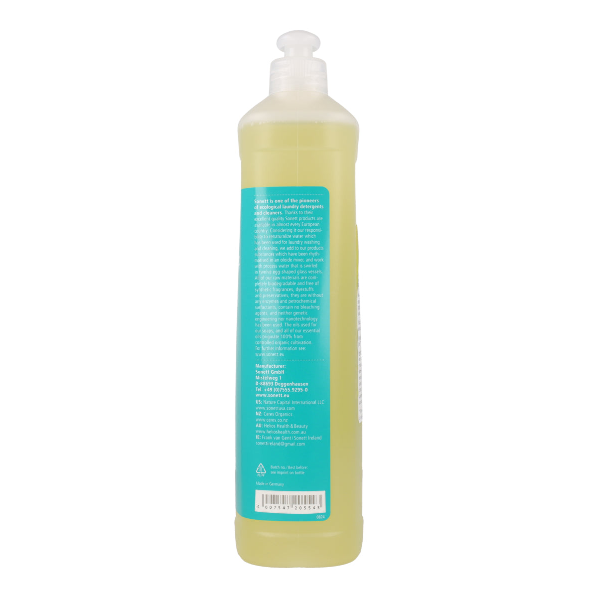 Savon mains 7 plantes Sonett 1L