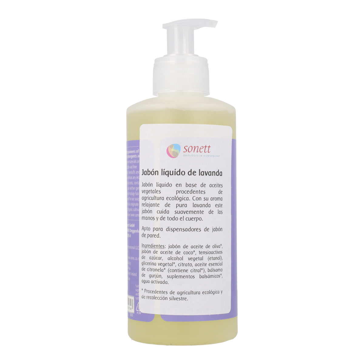 Savon mains lavande distributeur Sonett 300ml