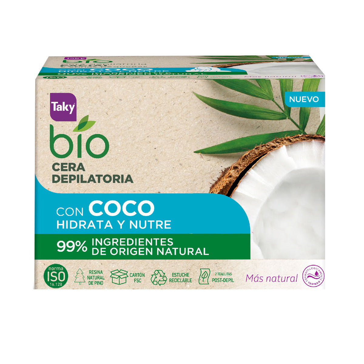 Cera Caliente Cazoleta BIO COCO TAKY 100 ml