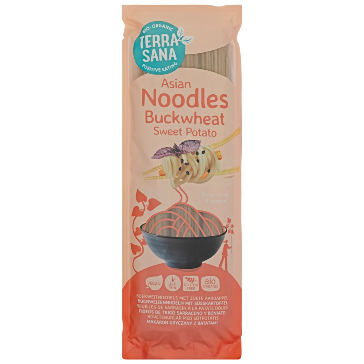 Fideos de trigo sarraceno y boniato Terrasana 250 g