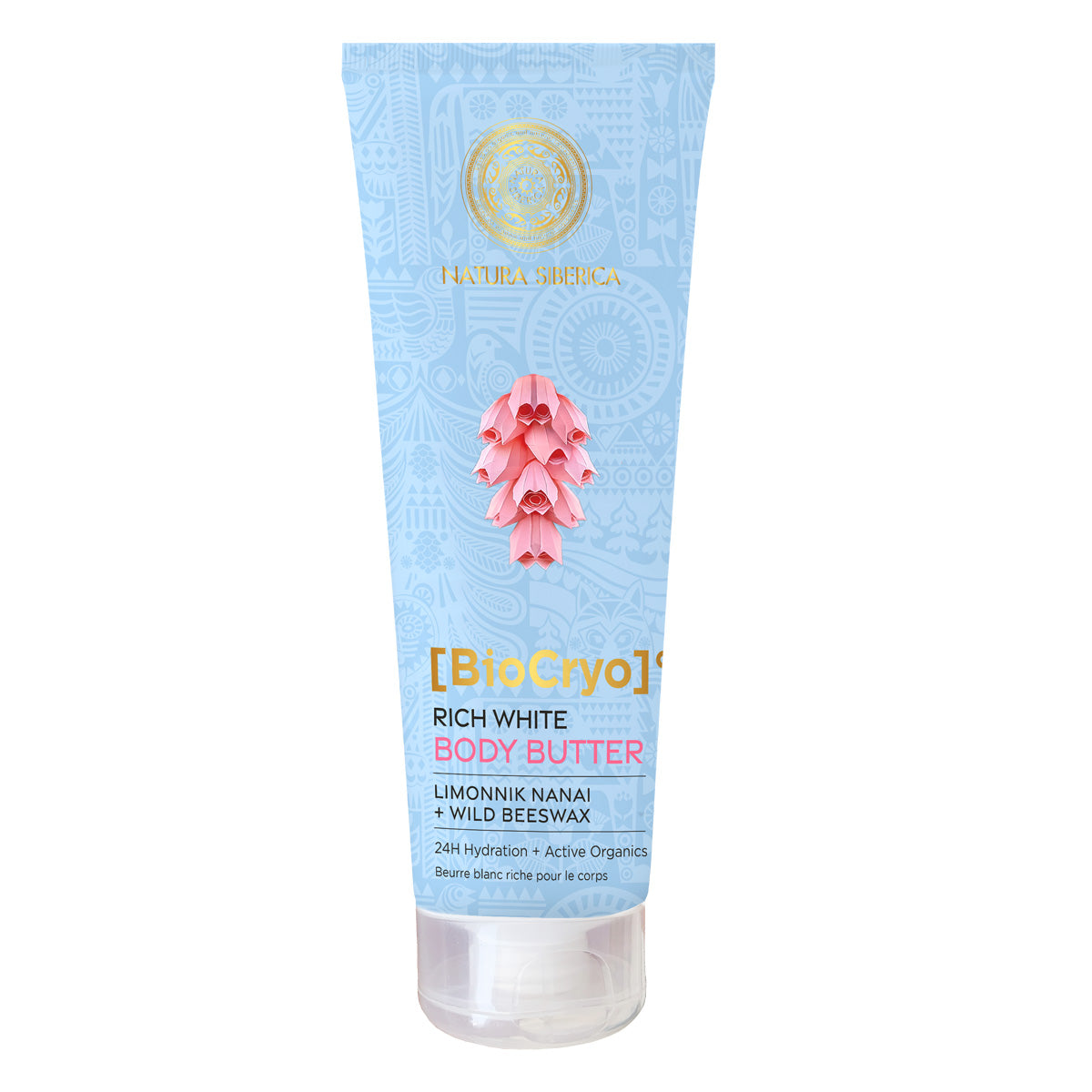 Aceite Corporal Blanco espeso BioCryo anticelulitis Natura Sibérica 200 ml