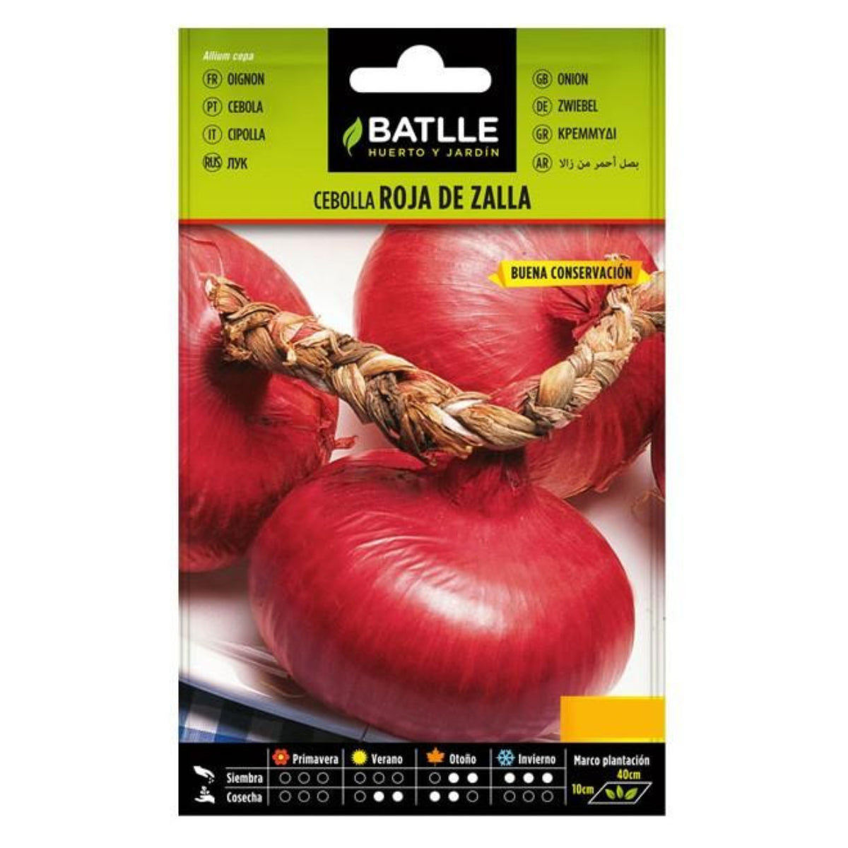 Semillas de Cebolla Roja de Zalla Batlle