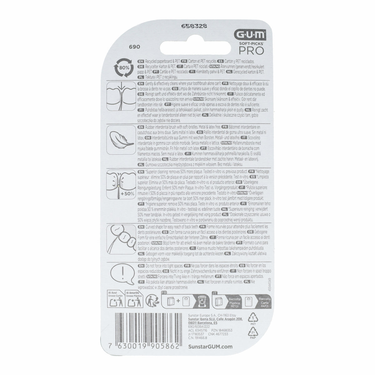 Soft-picks pro medium Gencives 60 unités