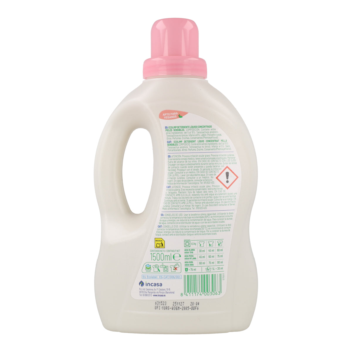 Lessive liquide pour peaux sensibles Mimidu ECO 25 doses