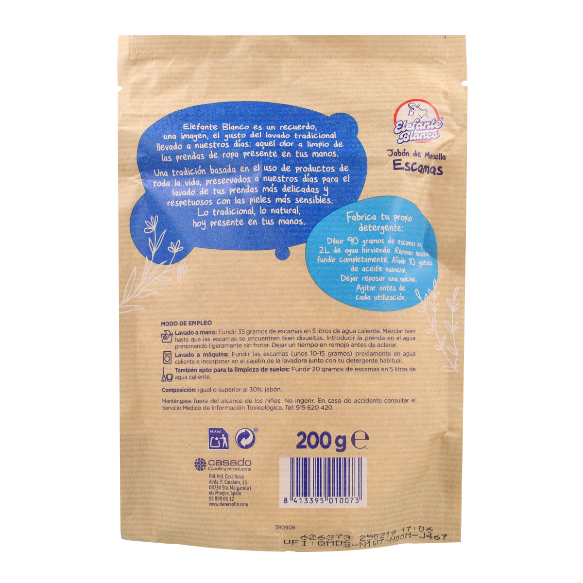 Flocons d'avoine blanche Mimidu ECO 200 g