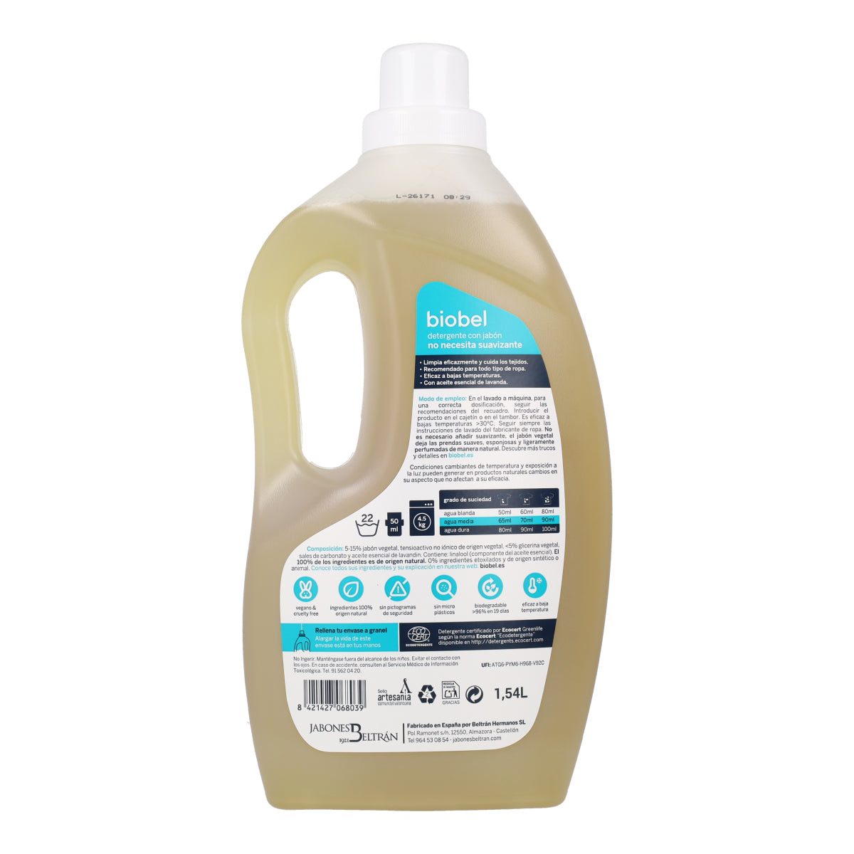 Lessive liquide BioBel 1,5 L