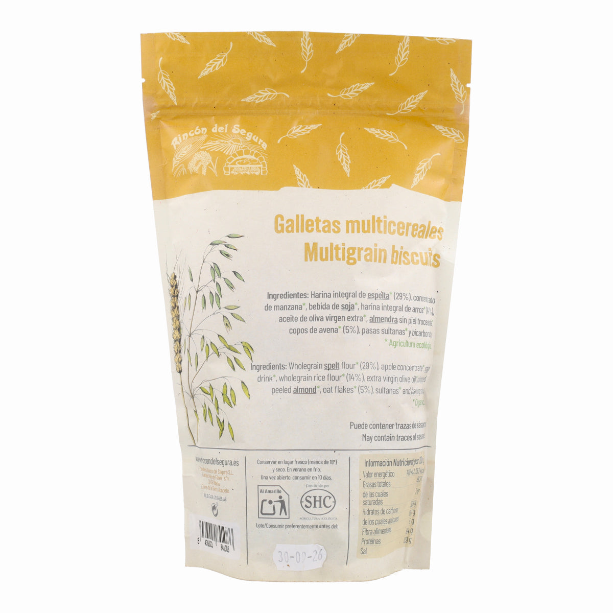 Biscuits multicéréales Rincón del Segura 200g