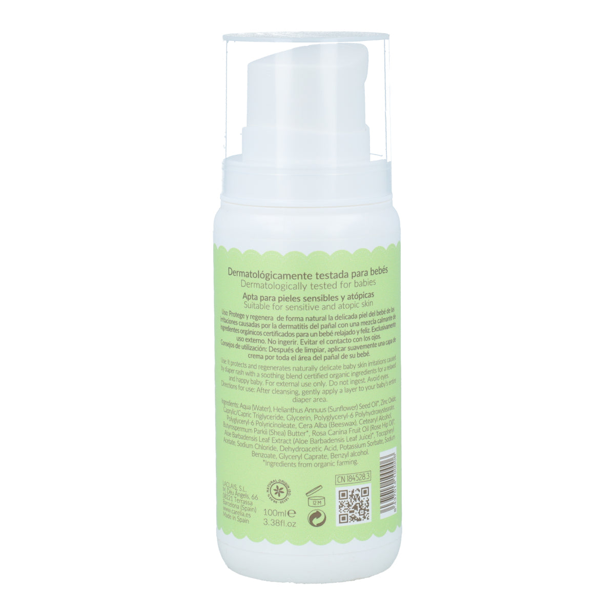 Crème de Change Soin du Corps Bébé Carelia 100 ml