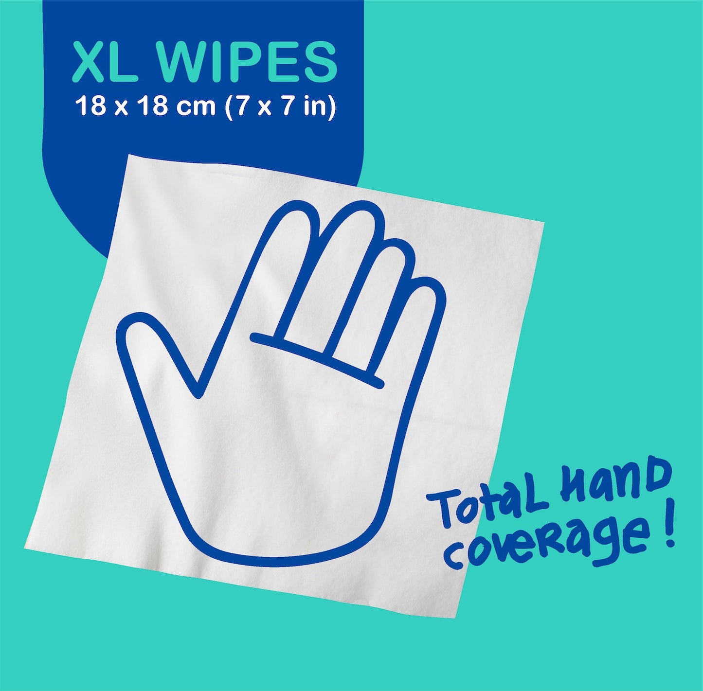 Lingettes pour bébés Jetables WC Menthe Wannawipes 48 unités