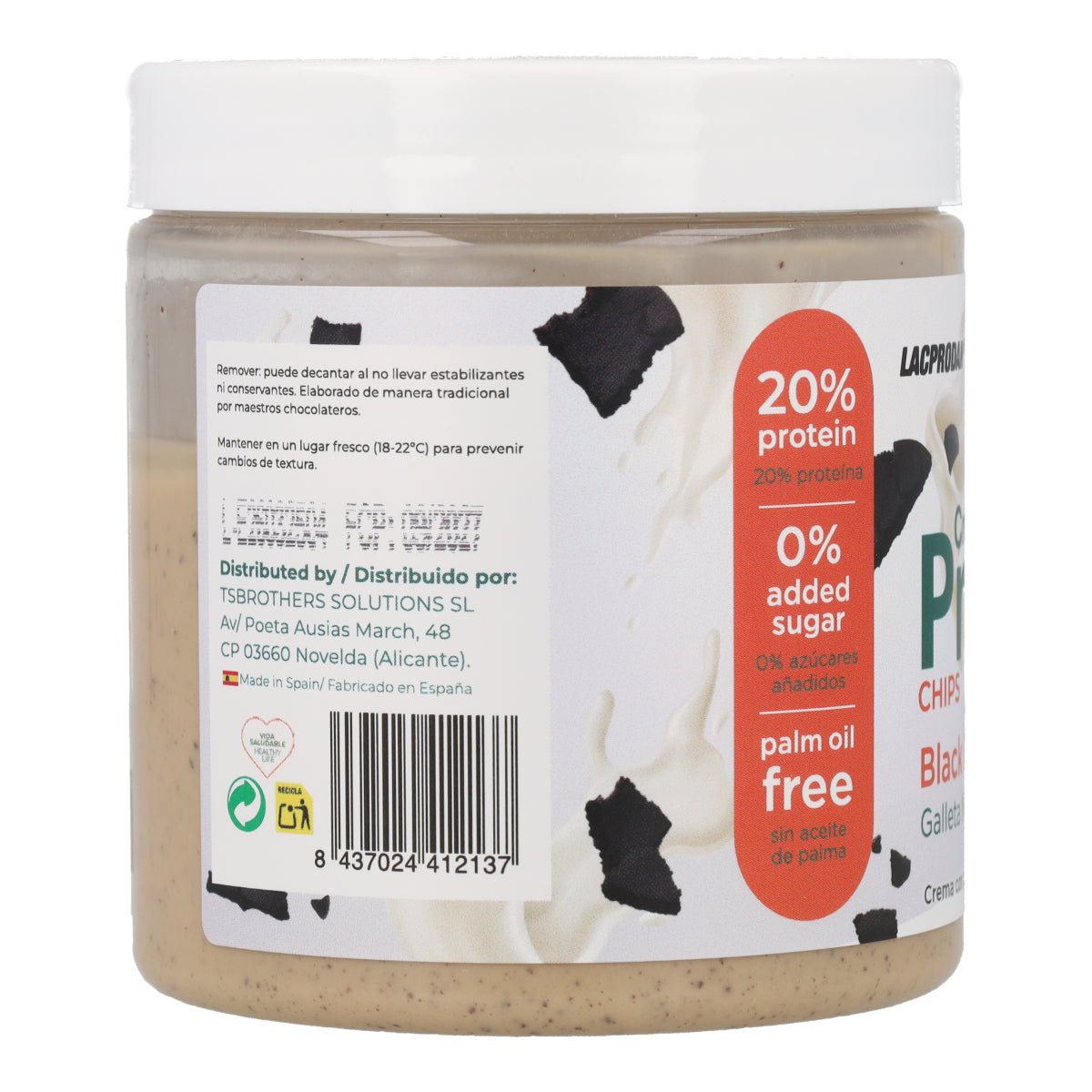 Crème Protéinée Chips Black Cookie Torafood 200g