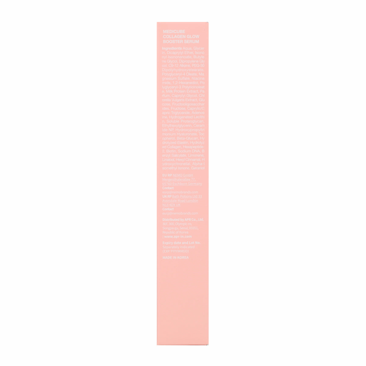 Sérum visage Collagen Glow Booster Serum Medicube 15 ml
