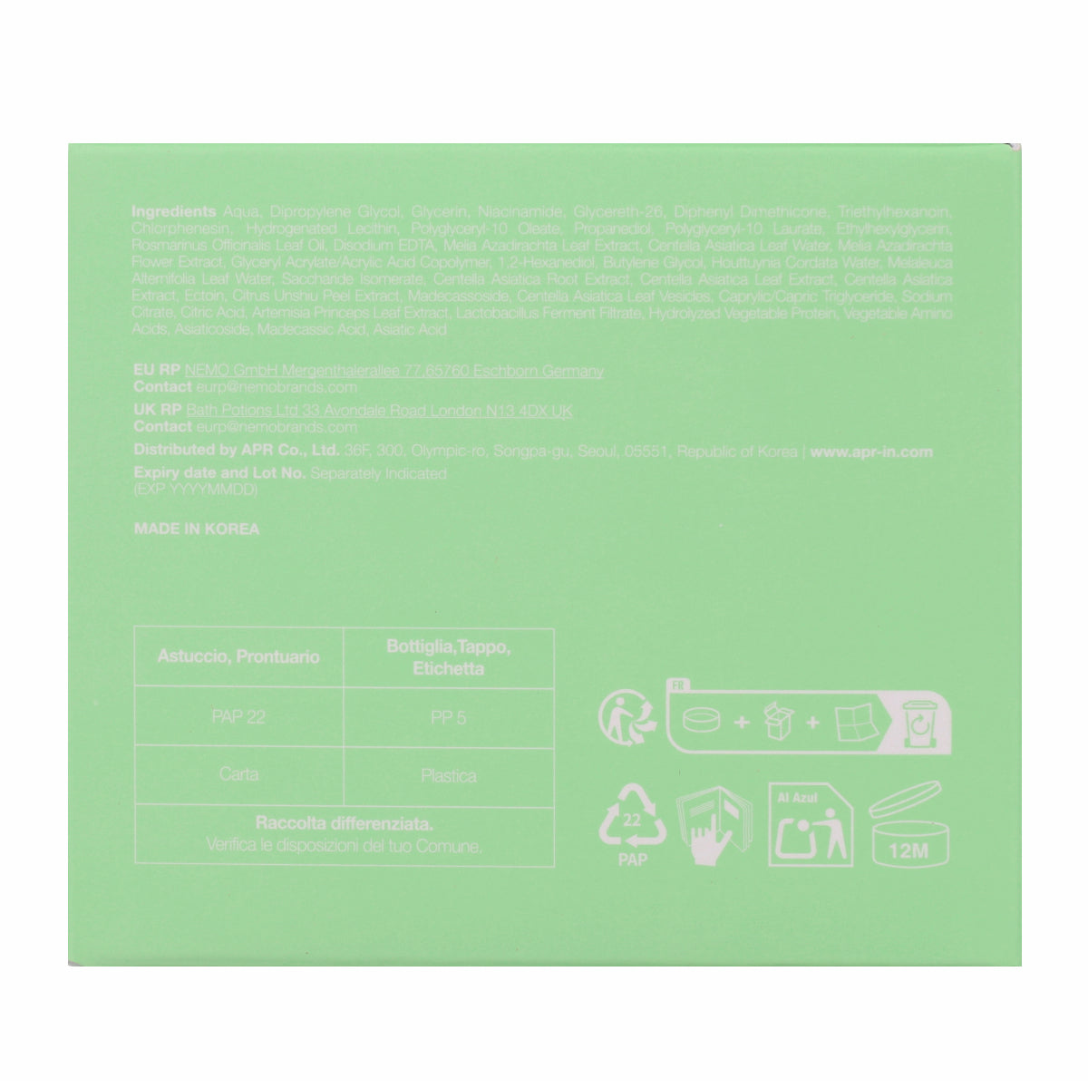 Cica Exosome Calming Pad medicube 100 tampons