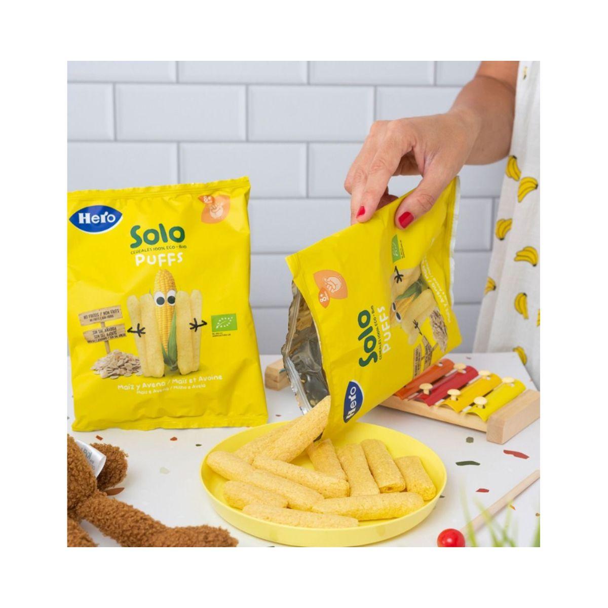 Snacks de Maíz y Avena Eco 25 g- Hero Solo