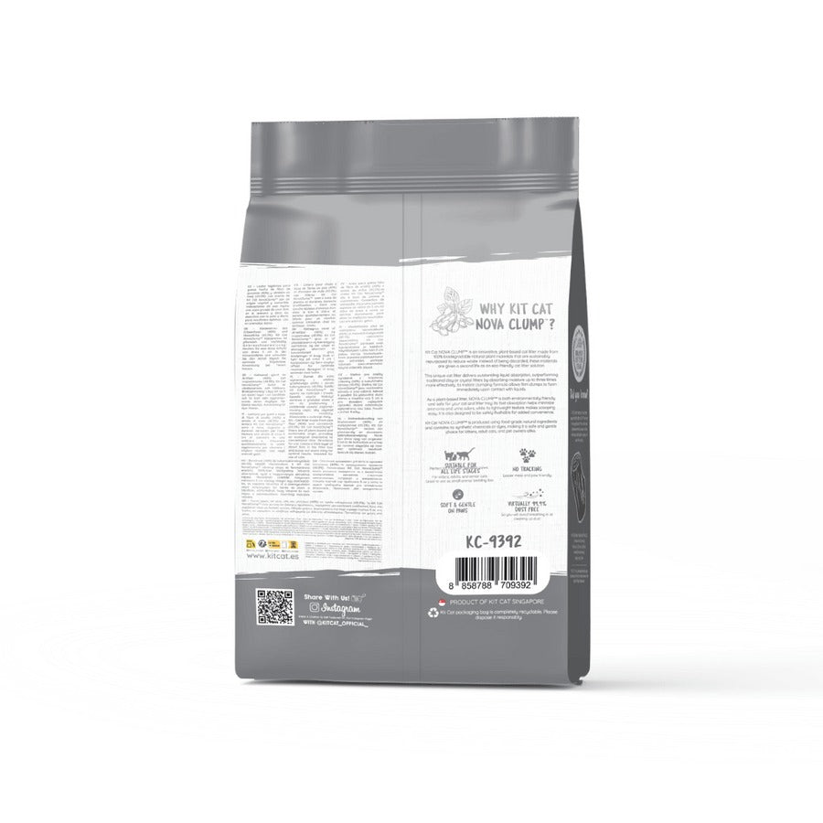 Lot de 2 kits litière écologique pour chat SoyaClump - Charbon 7 L