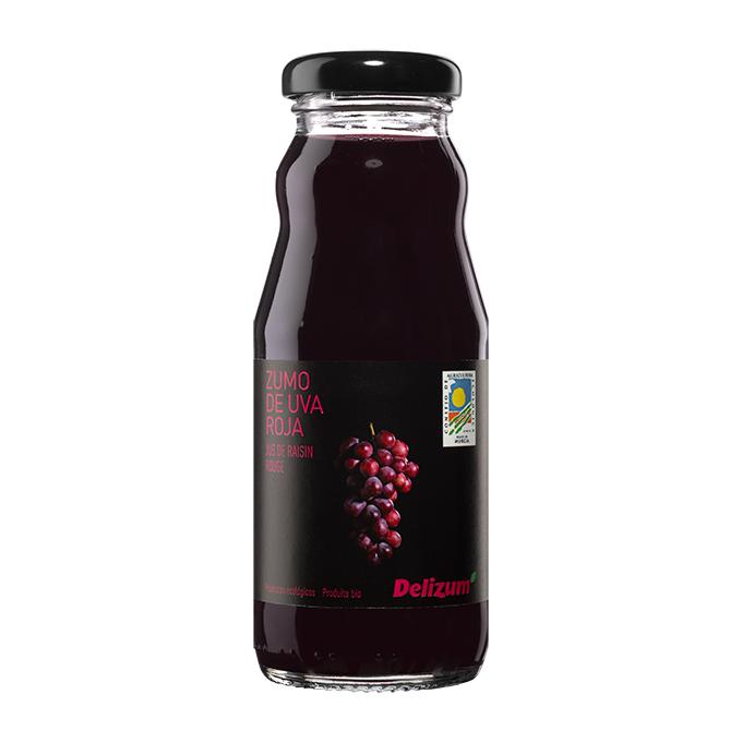 Zumo de Uva roja ecológico Delizum 200 ml