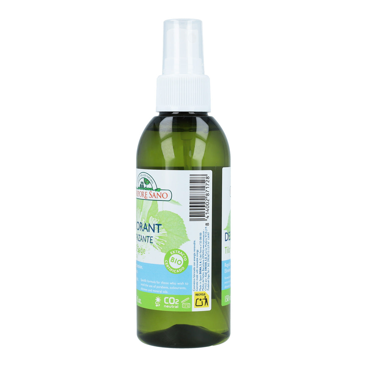 Desodorante tilo y salvia Corpore Sano 150 ml