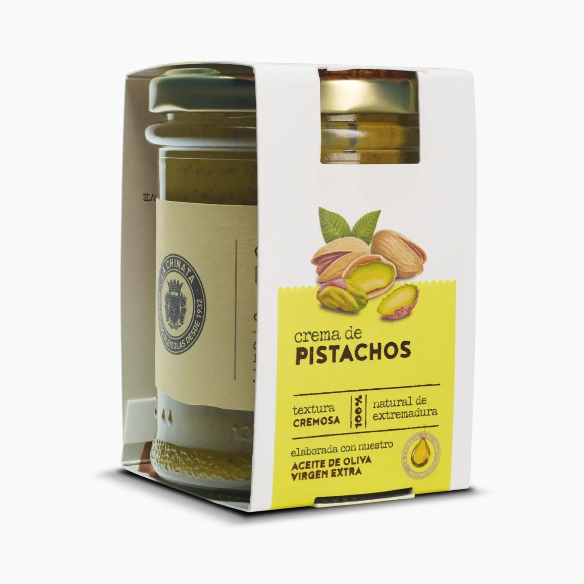 Crema de Pistachos con Aceite de Oliva Virgen Extra 180 g.