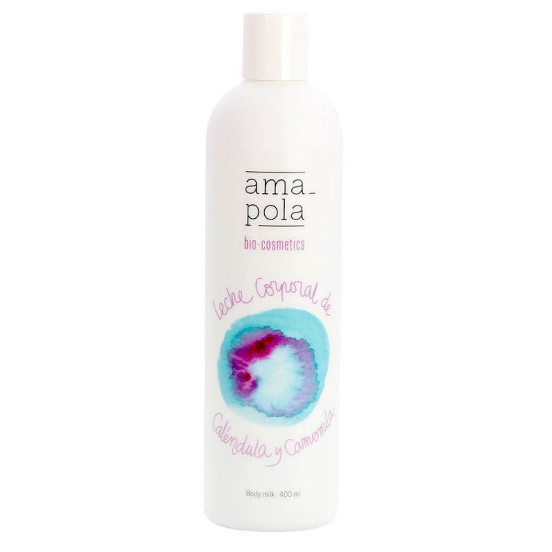 Leche corporal de caléndula y camomila Amapola 400 ml