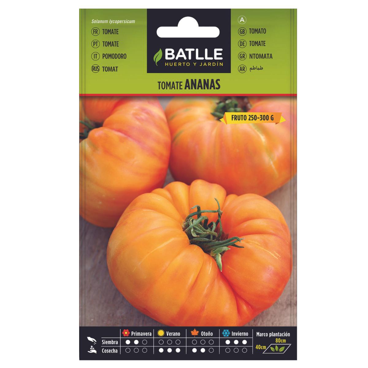 Semillas de Tomate Ananas Batlle