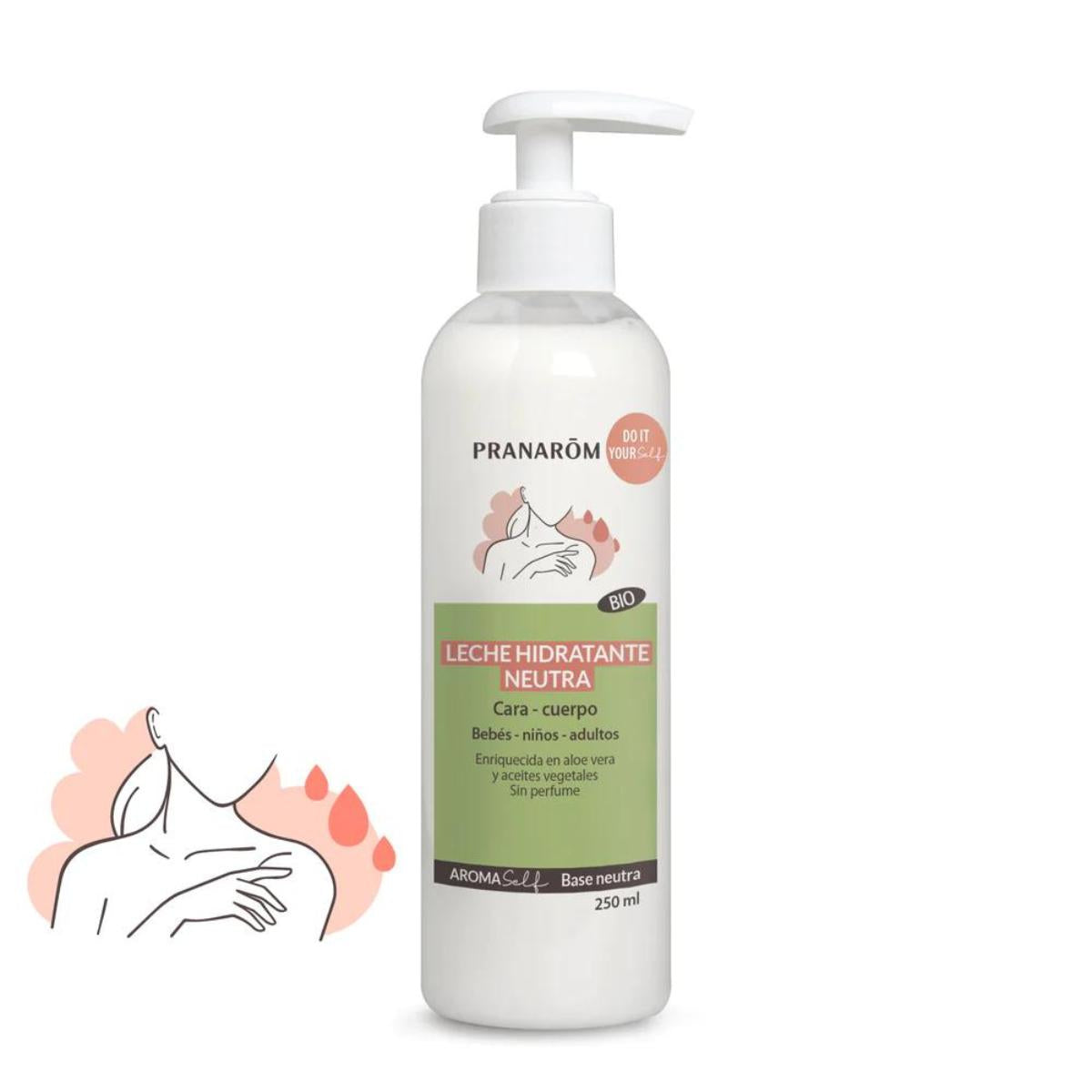 Leche hidratante neutra bio (Eco), Pranarôm 250 ml