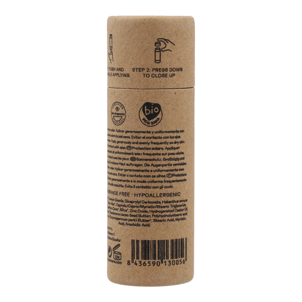 Protector Solar Facial SPF50 stick Nuura 18 ml