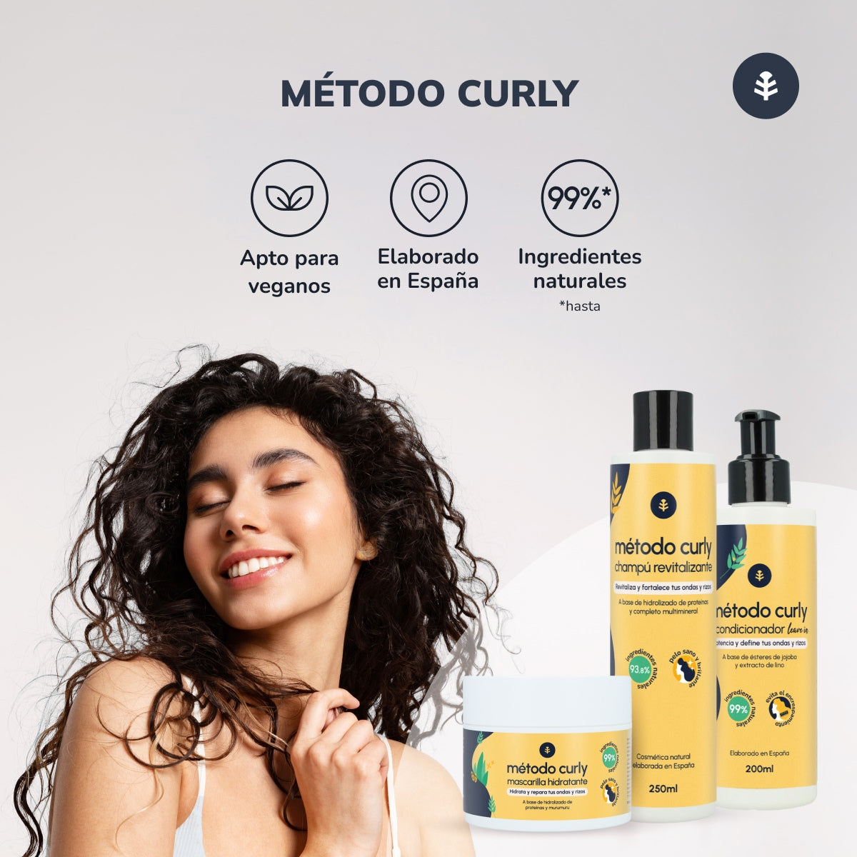 Planet Orchard Curly Method Masque hydratant 200 ml