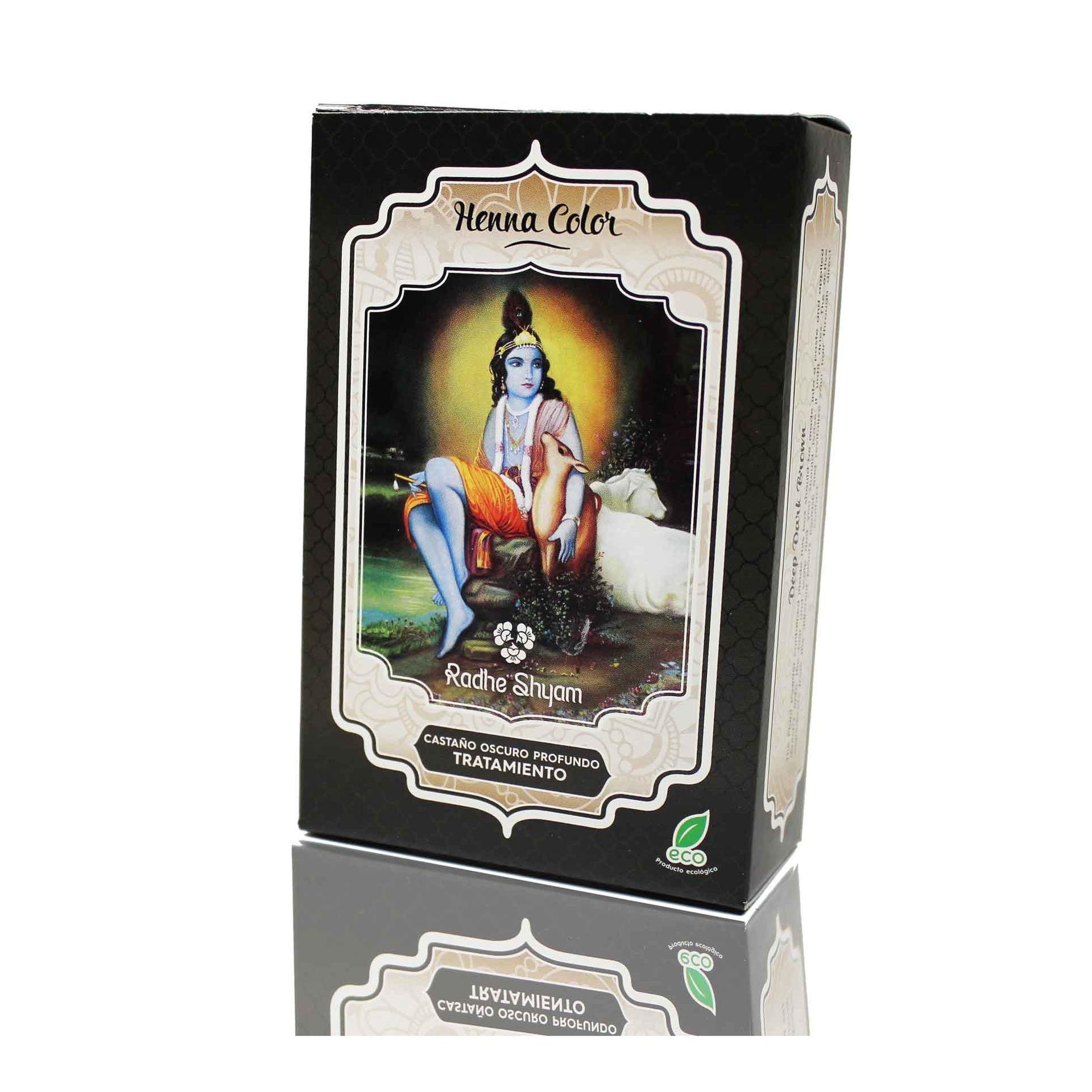 Henna Radhe Castaño Oscuro Profundo Tratam. 100 Gr Radhe