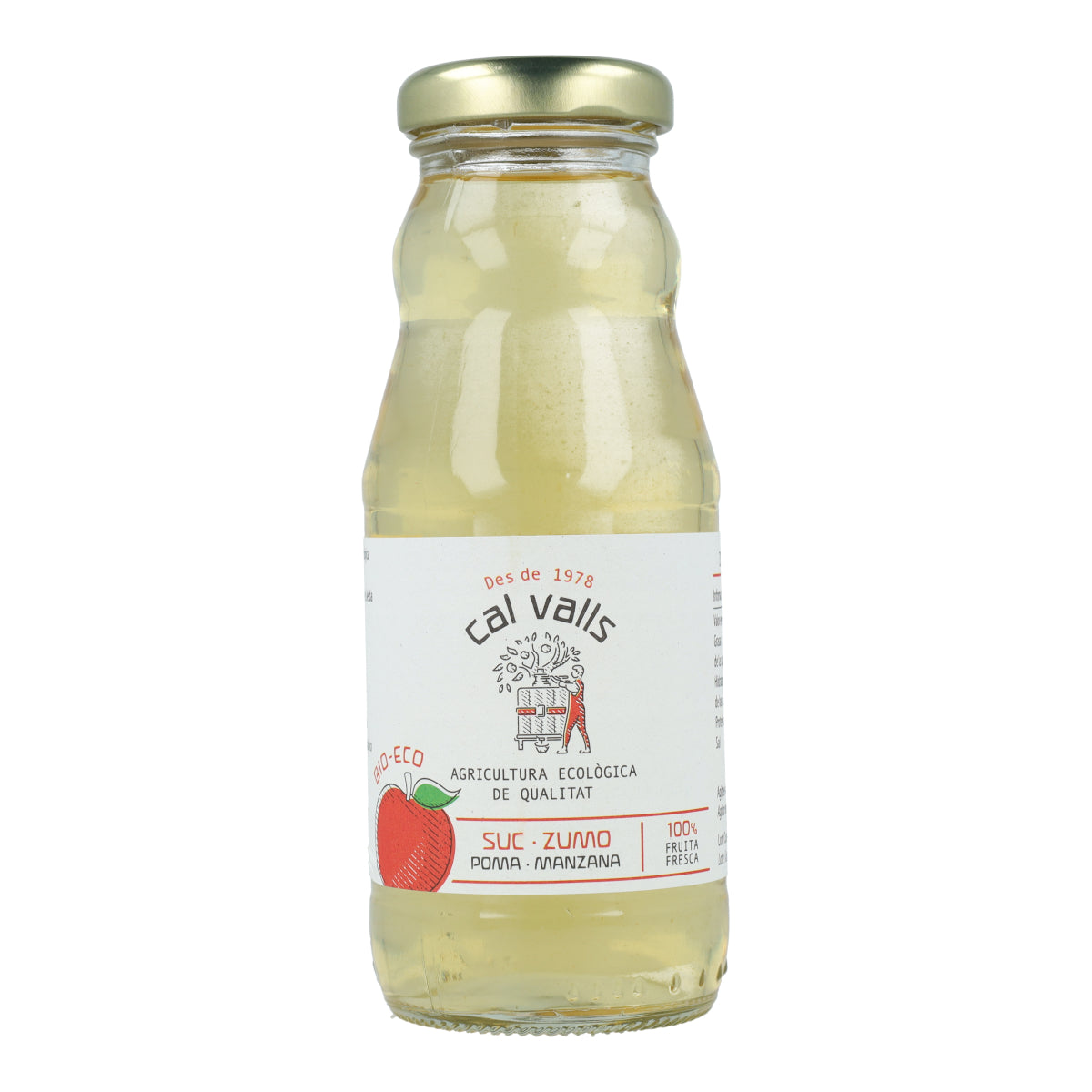 Jus de pomme ECO Cal valls 200 ml
