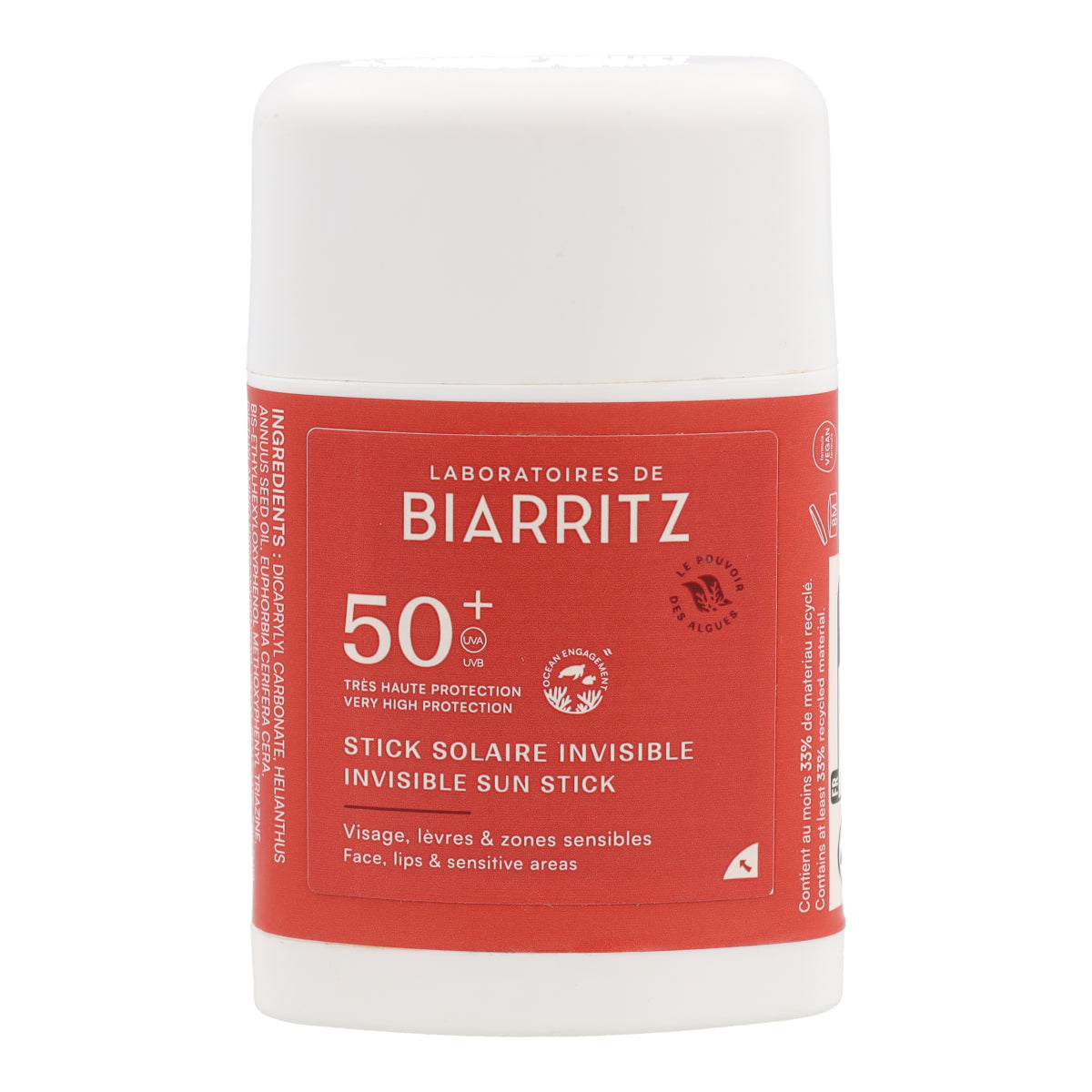 Stick solaire invisible SPF50+ Biarritz 10 g