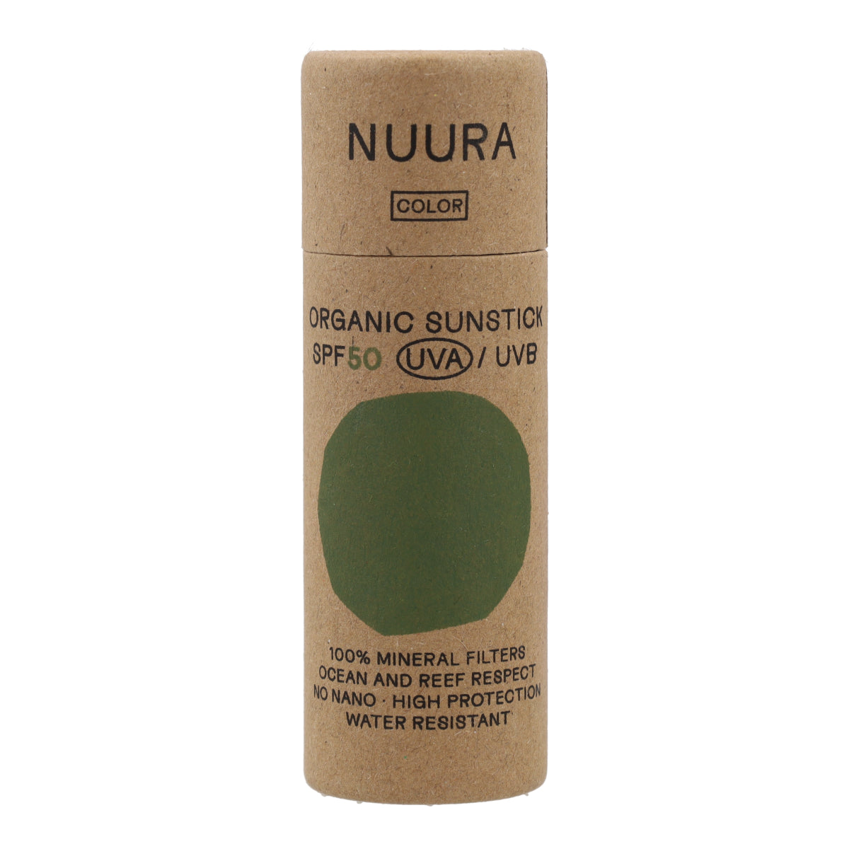 Crème Solaire Visage Teintée SPF50 Stick Nuura 18 ml
