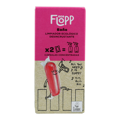 Nettoyant hydrosoluble pour toilettes Flopp  Recharge 2 capsules