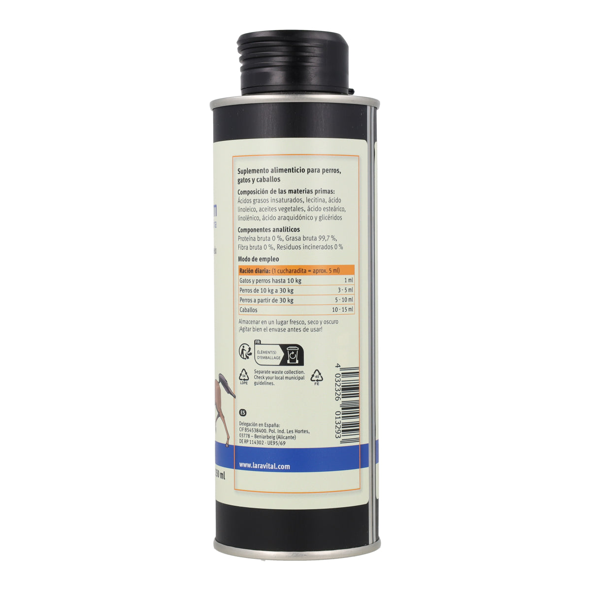 Lupo Derm Huile 250 ml + Lécithine pour les Cheveux et la Peau