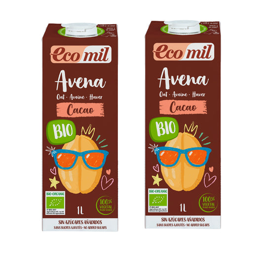 Pack de 2 boissons au chocolat et à l'avoine NaturGreen 1 L