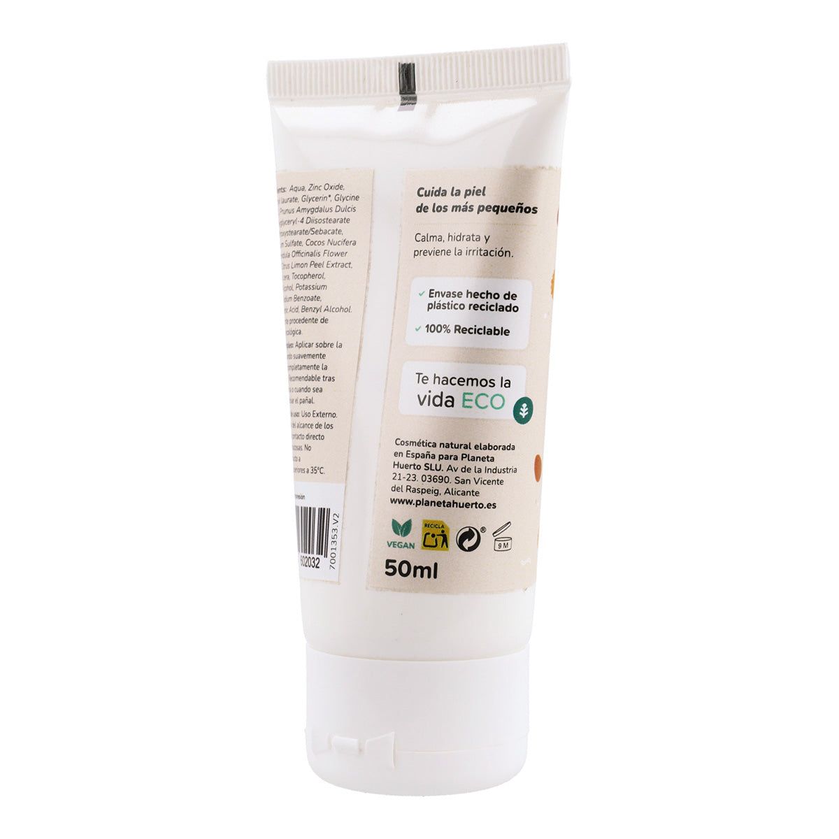 Pack hidratación infantil crema pañal + hidratante Planeta Huerto