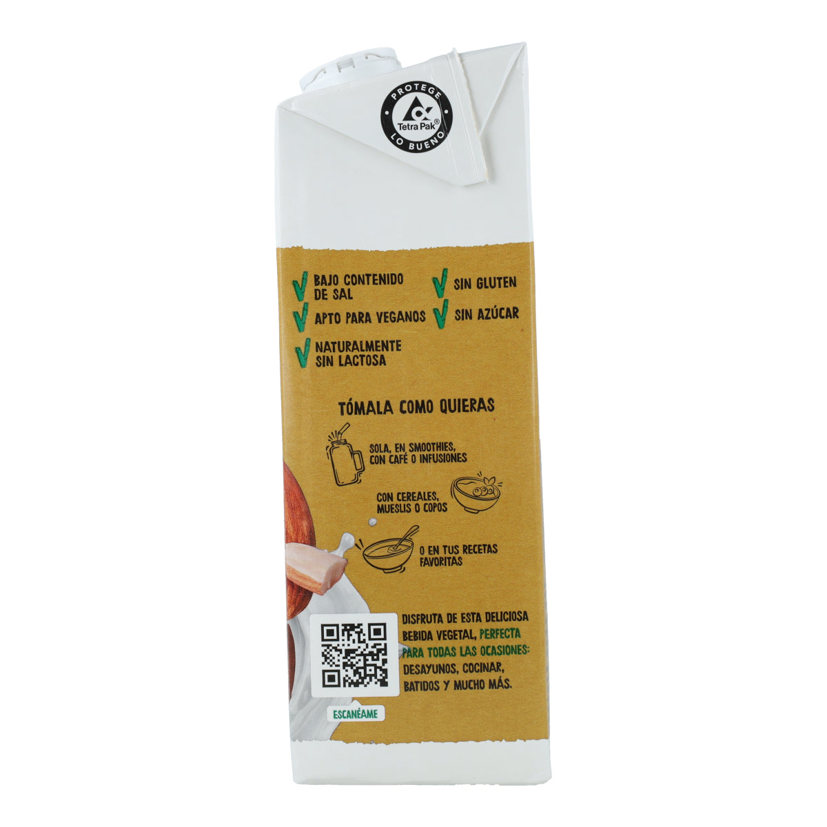 Boisson végétale aux amandes 0 % sucre bio, 1 L Ecocesta