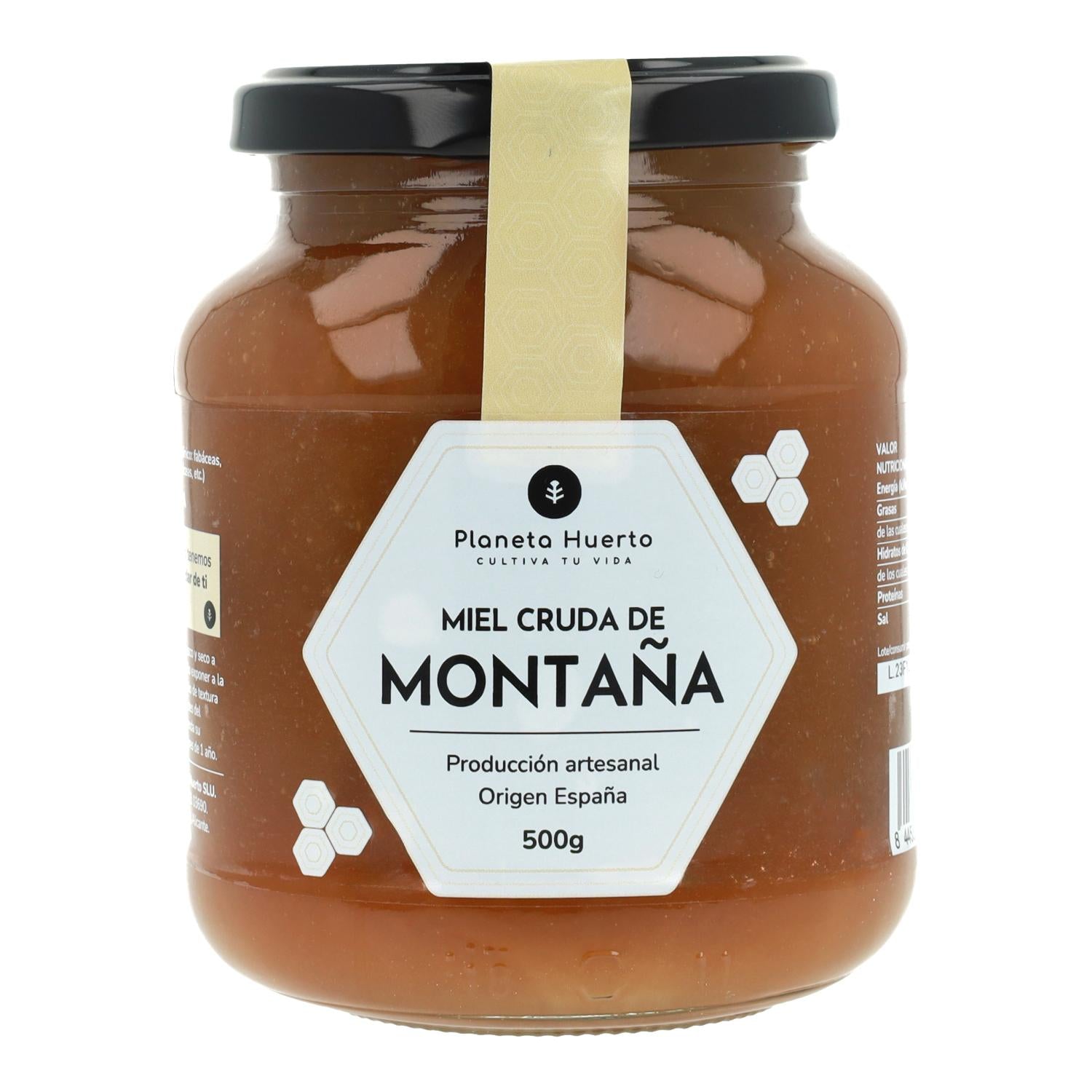 Miel Cruda de Montaña Planeta Huerto 500 gr