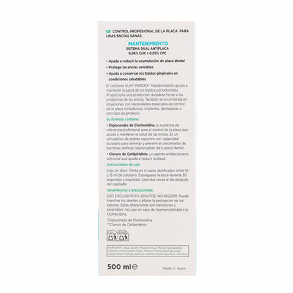 Paroex prévention bain de bouche Gum 500ml