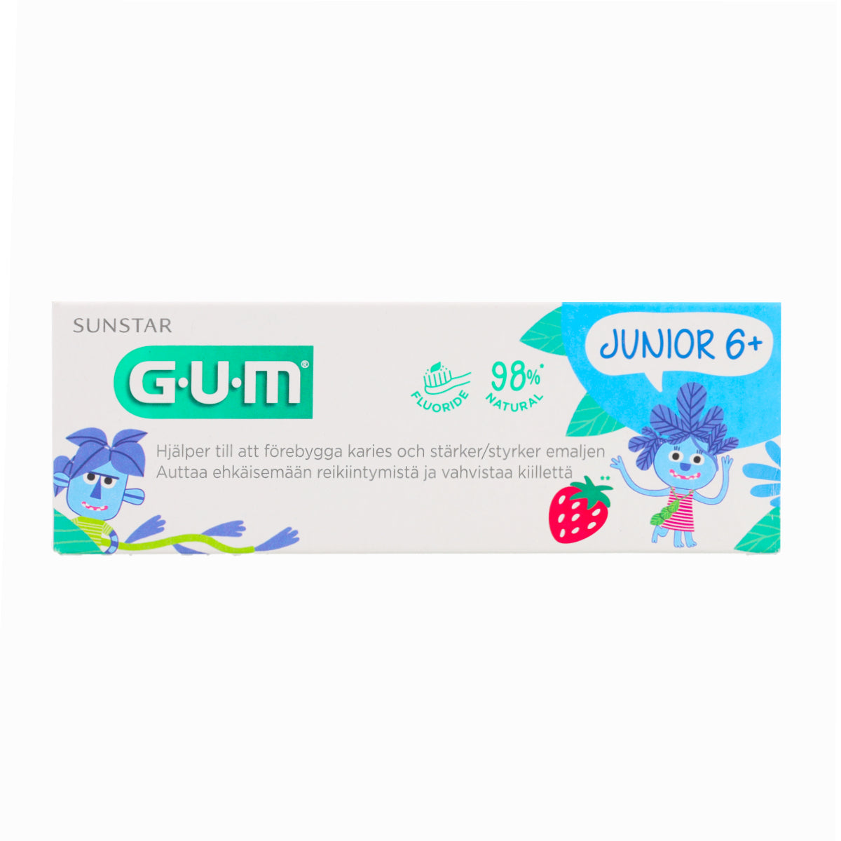 Junior gel dentifrice fraise Gum 50ml (6+)