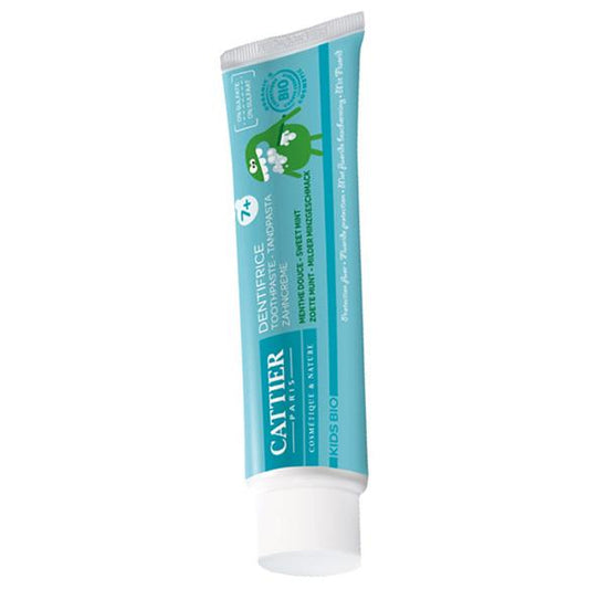 Dentífrico para niños + 7 años Cattier, 50 ml.